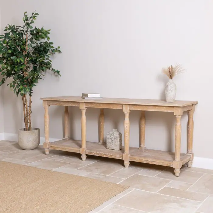 American Oak Grey Wash Sideboard - 3