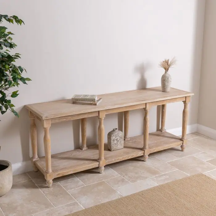 American Oak Grey Wash Sideboard - 2