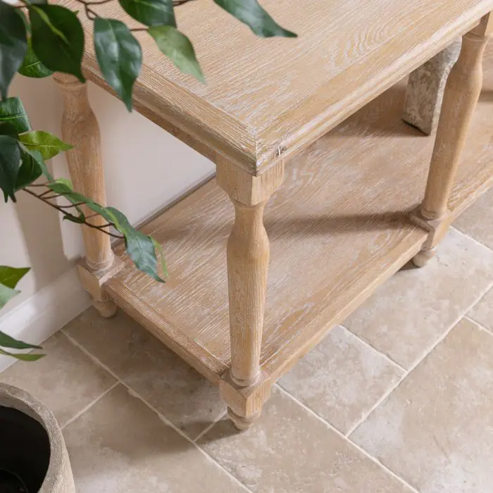 American Oak Grey Wash Sideboard - 4