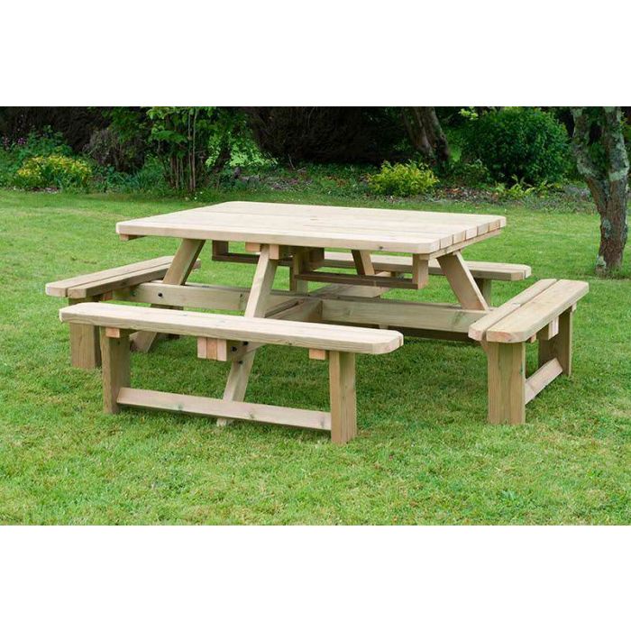Outdoor wooden sales picnic bench