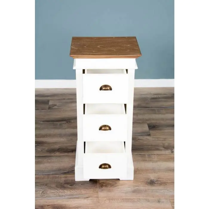 Brocante Three Drawer Storage Unit - 4