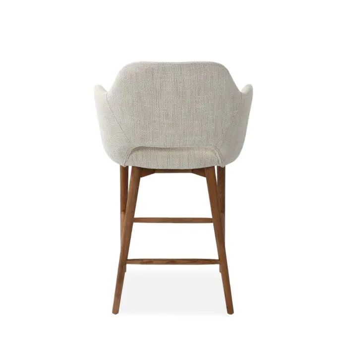 Wave Recylcled Fabric Bar Stool  - 3