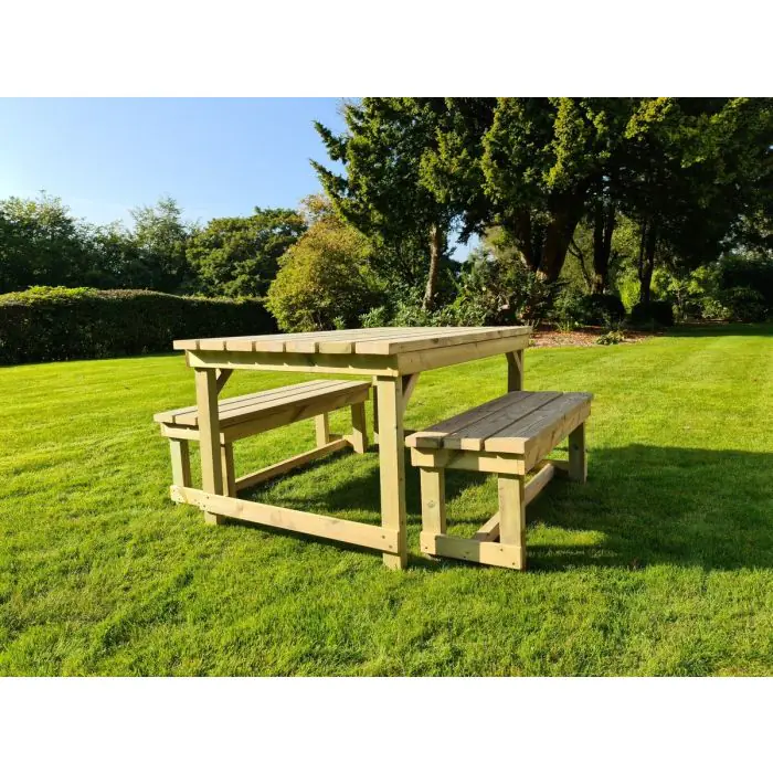 Hustyns Butchers Table & Bench Set - 5