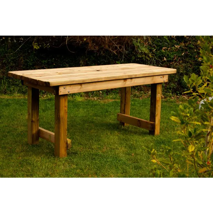 Douglas Fir Rustic Garden Table - 1
