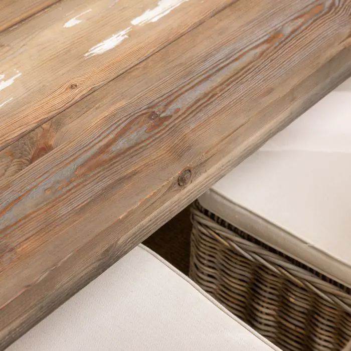 2.4m Coastal Dining Table with 6 Latifa Chairs - 5