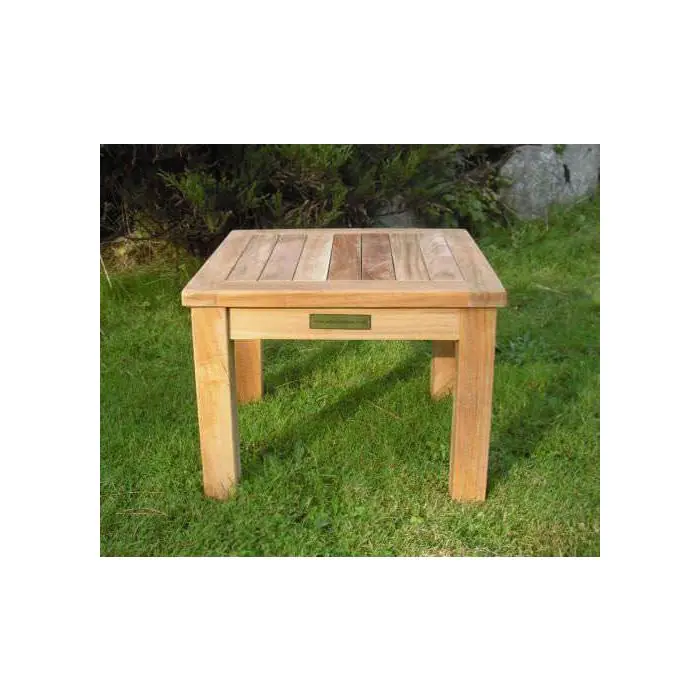 Teak Square Garden Coffee Table - 3