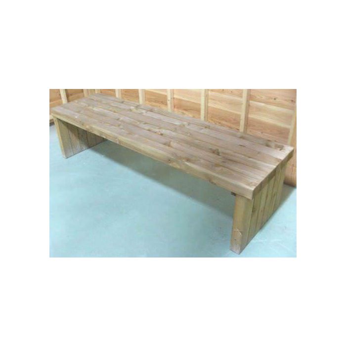 Woodland Street Style Backless Bench Sustainable Furniture Woodland Street Style Backless Bench, Wooden Garden Seats Northern Ireland