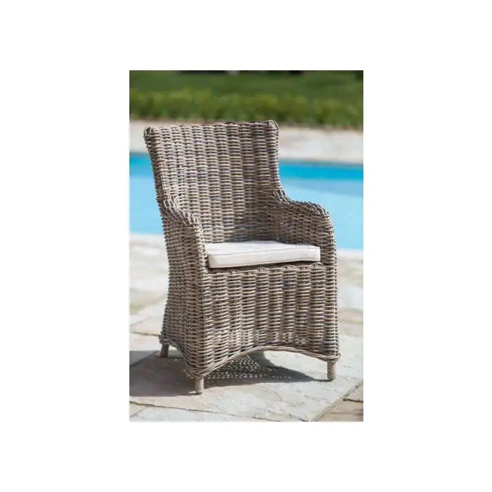Donna Natural Wicker Armchair - 3