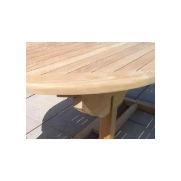 1.6m Teak Oval Pedestal Table with 4 Marley Chairs & 2 Marley Armchairs - 4