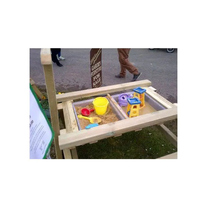 Swedish Redwood Children's Picnic Play Table - 5