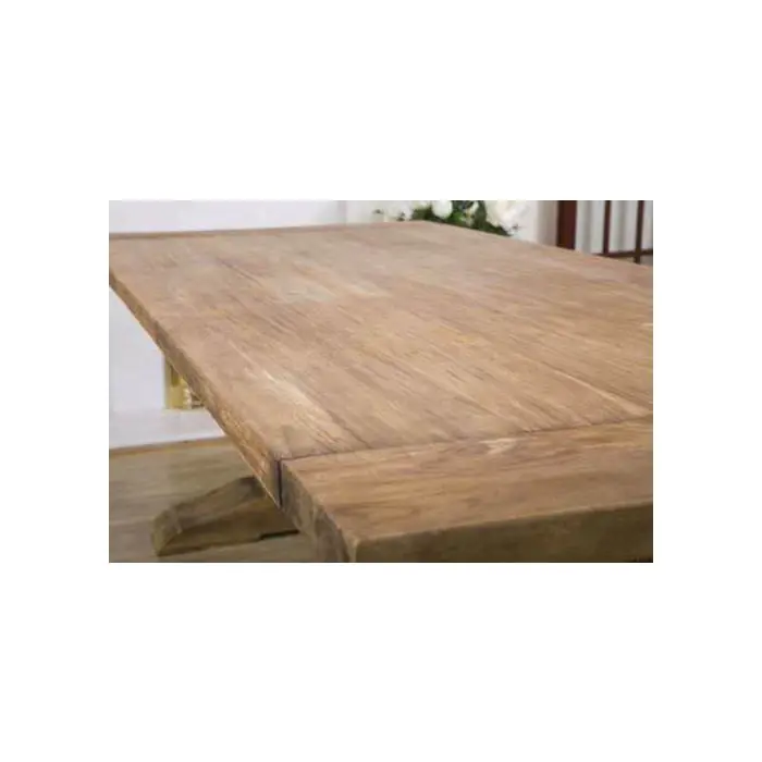 2.4m Reclaimed Teak Monastery Dining Table - 5