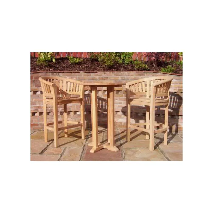 San Francisco Teak Garden Bar Set - 4