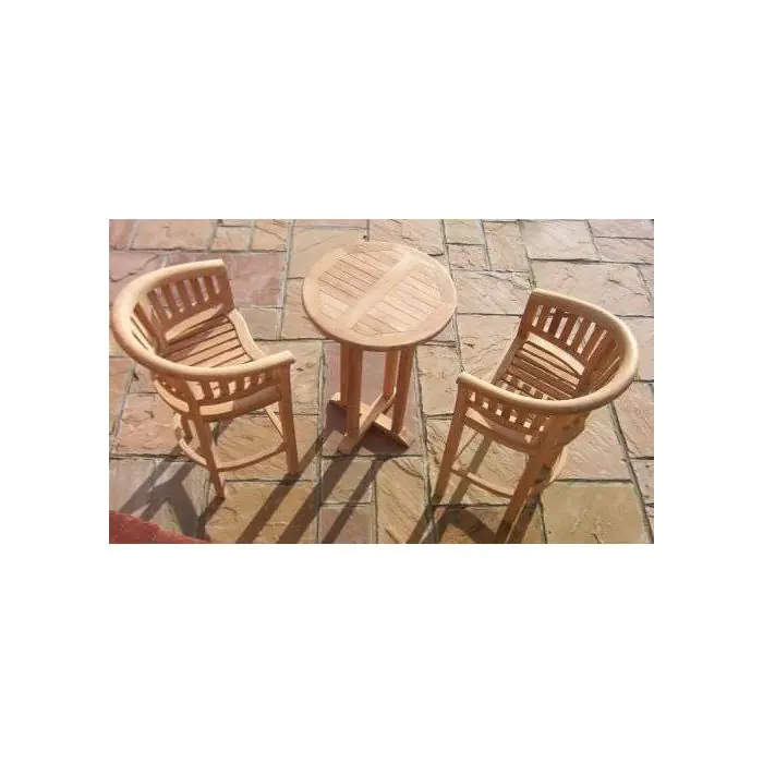 San Francisco Teak Garden Bar Set - 3