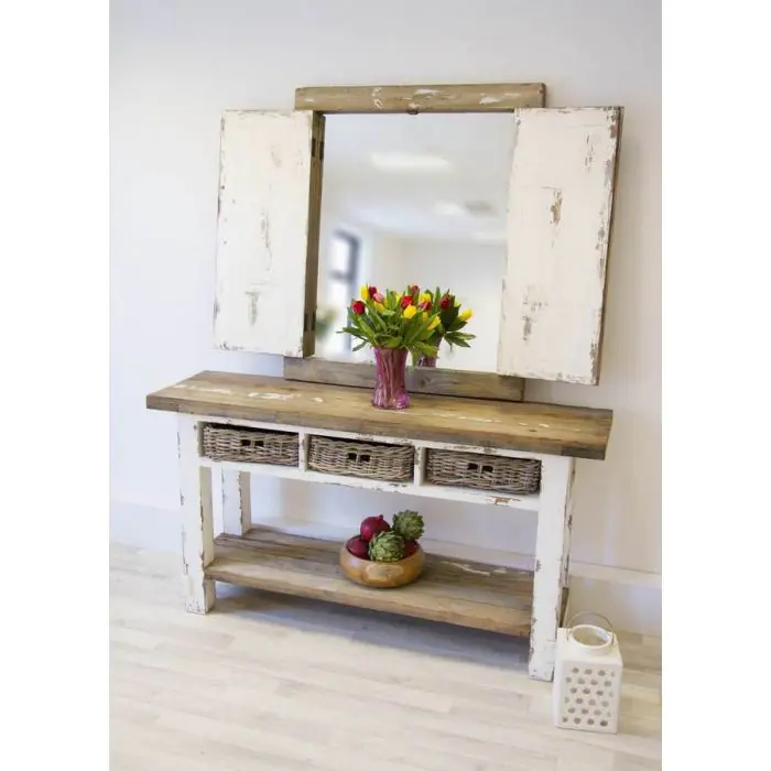 Coastal Shutter Mirror - 2