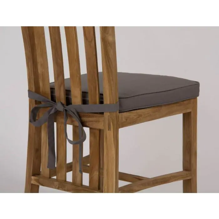 1.8m Reclaimed Teak Circular Pedestal Table with 8 Santos Dining Chairs  - 15