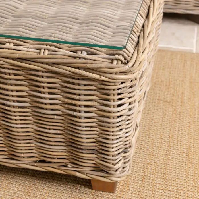 Bali Natural Wicker Sofa Set - 8