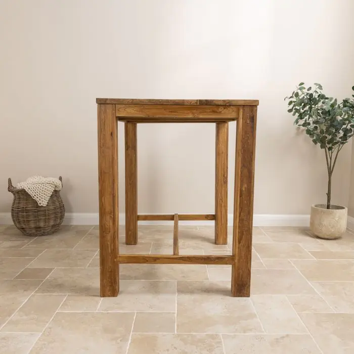 Reclaimed Teak Bar Table - 2 Sizes - 4