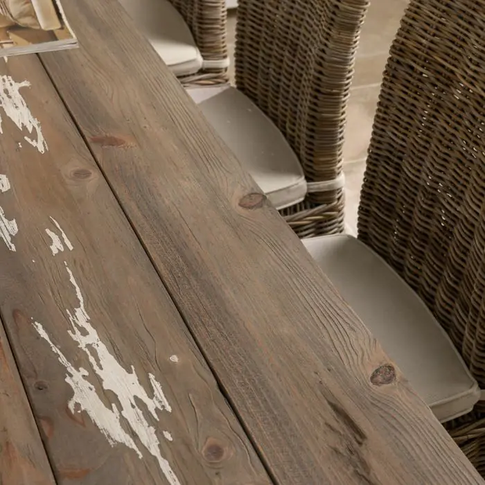 3m Coastal Dining Table with 8 Latifa Chairs - 5