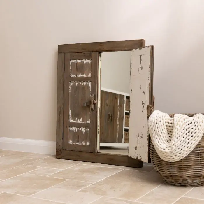 Coastal Shutter Mirror - 1