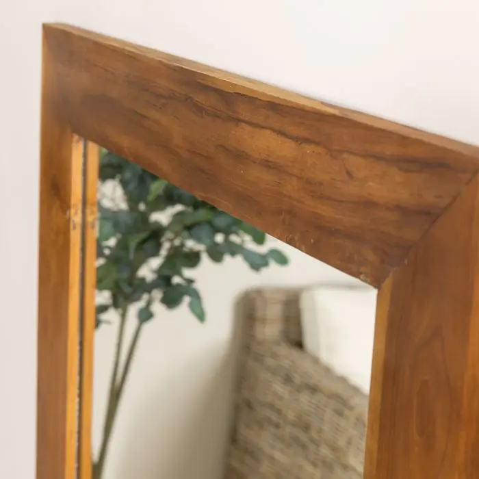 Reclaimed Teak Rectangular Mirror - 2 Sizes - 2