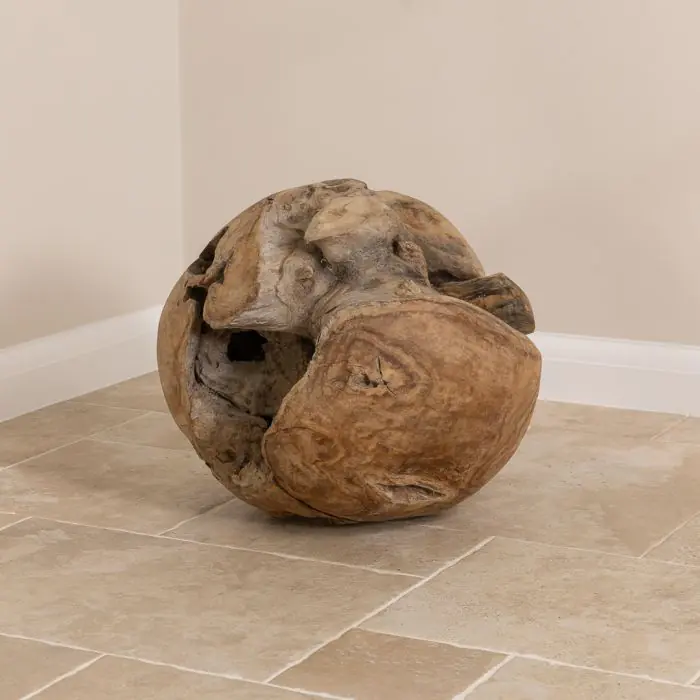 Reclaimed Teak Root Ball - 3 Sizes - 4