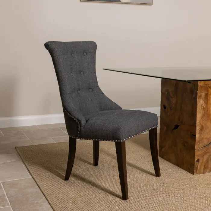 1.8m Reclaimed Teak Root Rectangular Block Dining Table with 6 Windsor Chairs - 7
