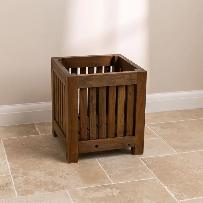 Reclaimed Teak Planter - 8