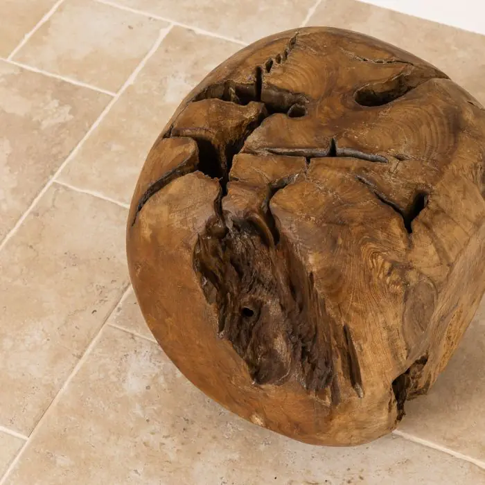 Teak Root Stool / Display Stand - Square - 7