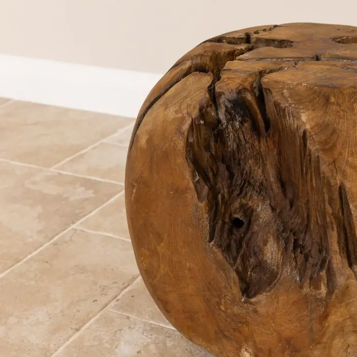 Teak Root Stool / Display Stand - Square - 5
