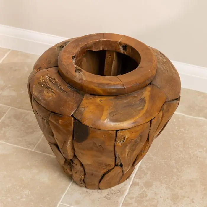 Reclaimed Teak Root Piece Vase - 3 sizes  - 3