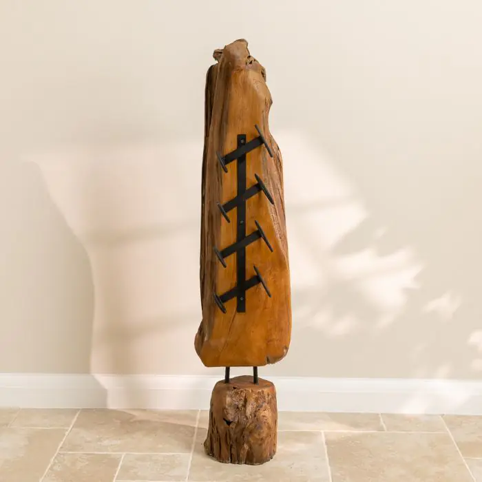 Reclaimed Teak Root Wine Rack - 2