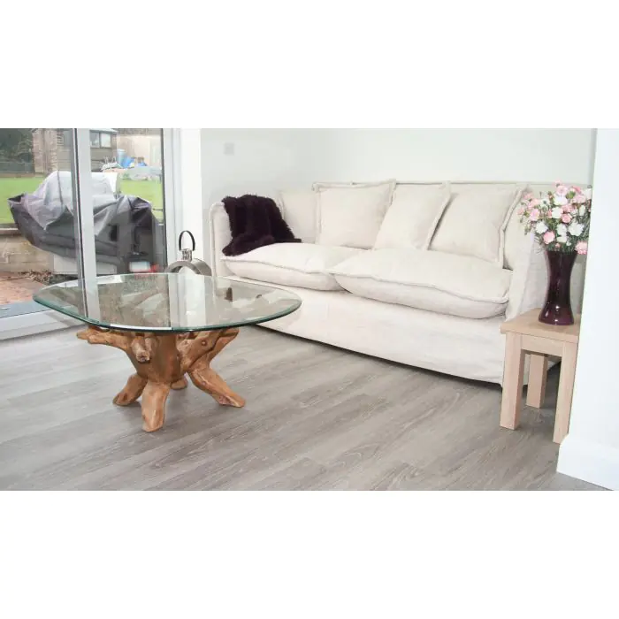 1.2m Reclaimed Teak Root Oval Coffee Table - 5