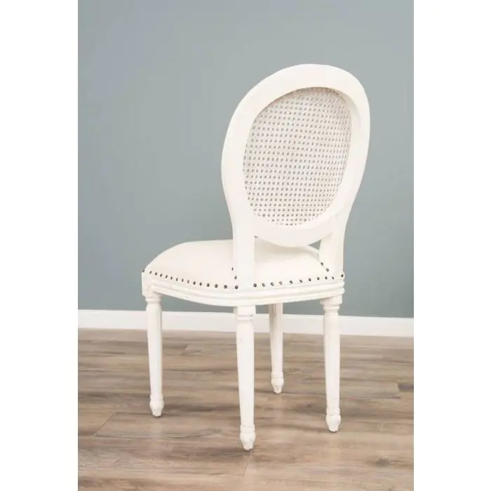1.3m Farmhouse Pedestal Dining Table with 4 Ellena Chairs - 19