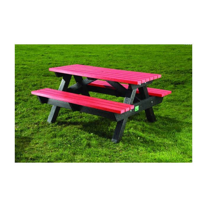 Heavy Duty Recycled Plastic Picnic Bench Sustainable Furniture