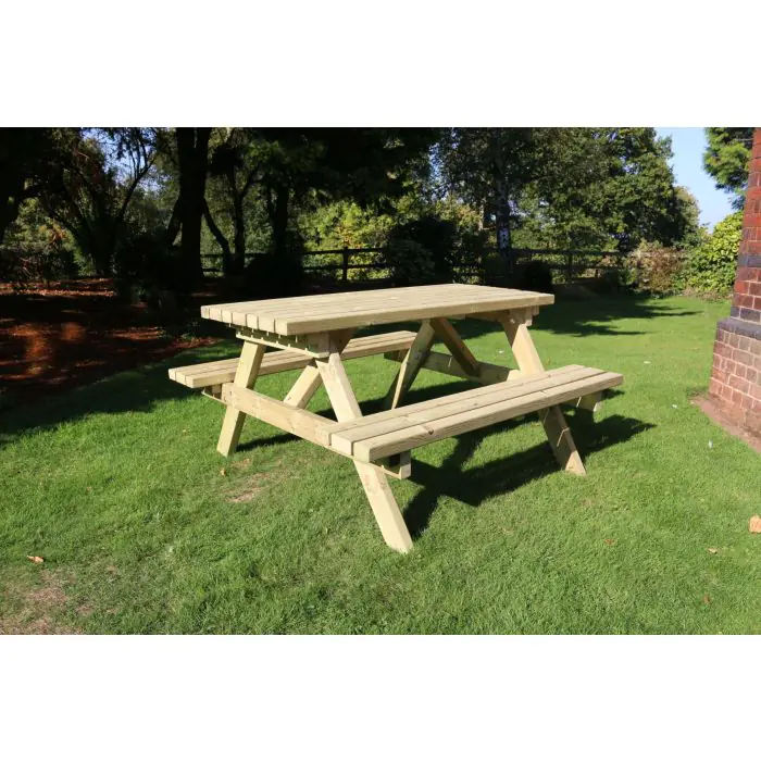 Hustyns Heavy Duty A-Frame Picnic Bench - 2