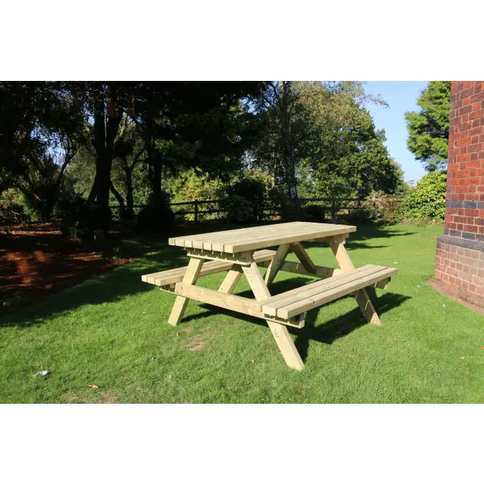 Hustyns Heavy Duty A-Frame Picnic Bench - 3