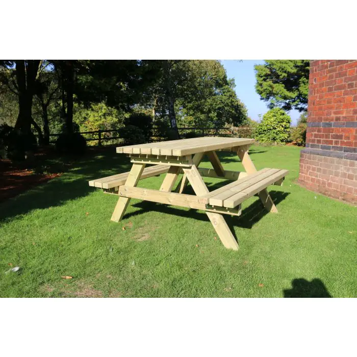 Hustyns Heavy Duty A-Frame Picnic Bench - 4