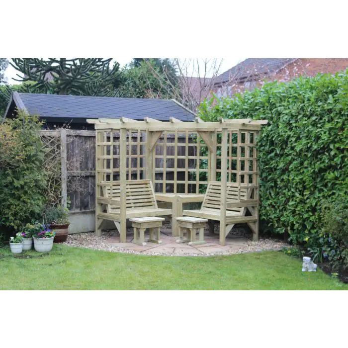 Hustyns Corner Arbour Seat - 3