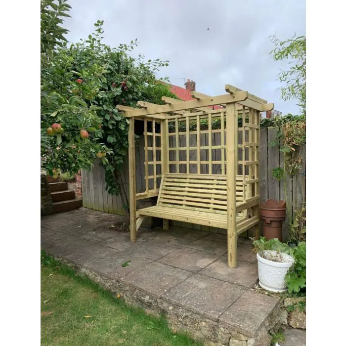 Hustyns Trellis Arbour - 2 Sizes - 2