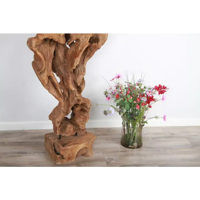 Reclaimed Teak Root Sculpture Large - 4