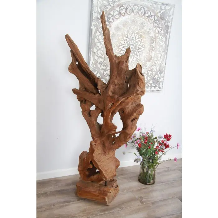 Reclaimed Teak Root Sculpture Large - 3