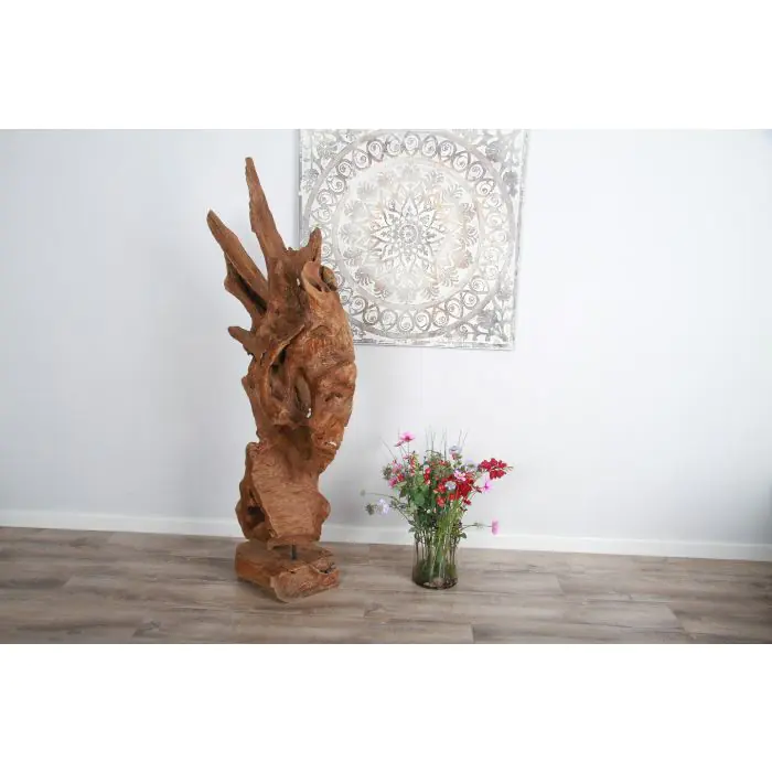 Reclaimed Teak Root Sculpture Large - 2