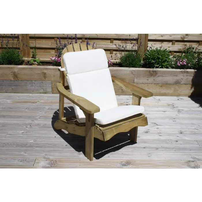 Swedish Redwood Double Adirondack Chair - 3