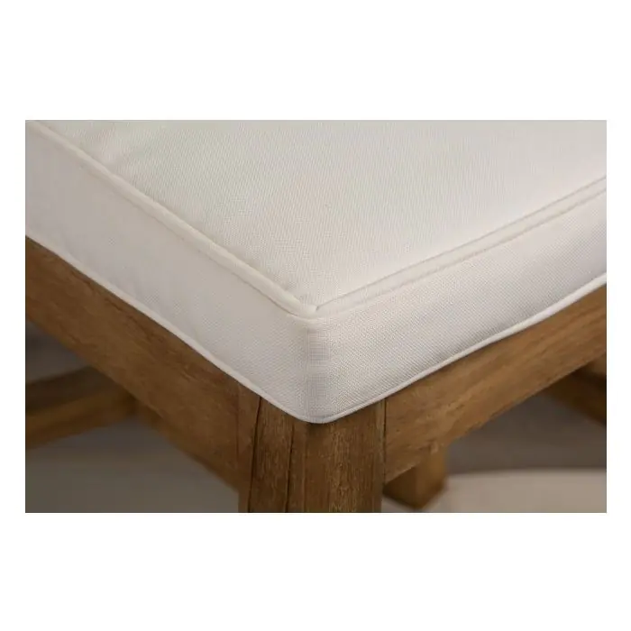 2.4m Reclaimed Teak Refectory Backless Bench - 5