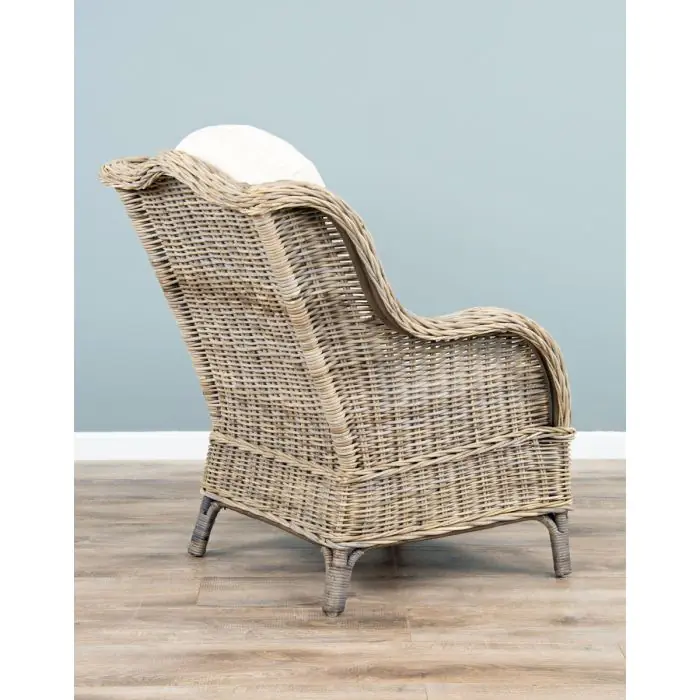 Jumo Natural Wicker Armchair - 4