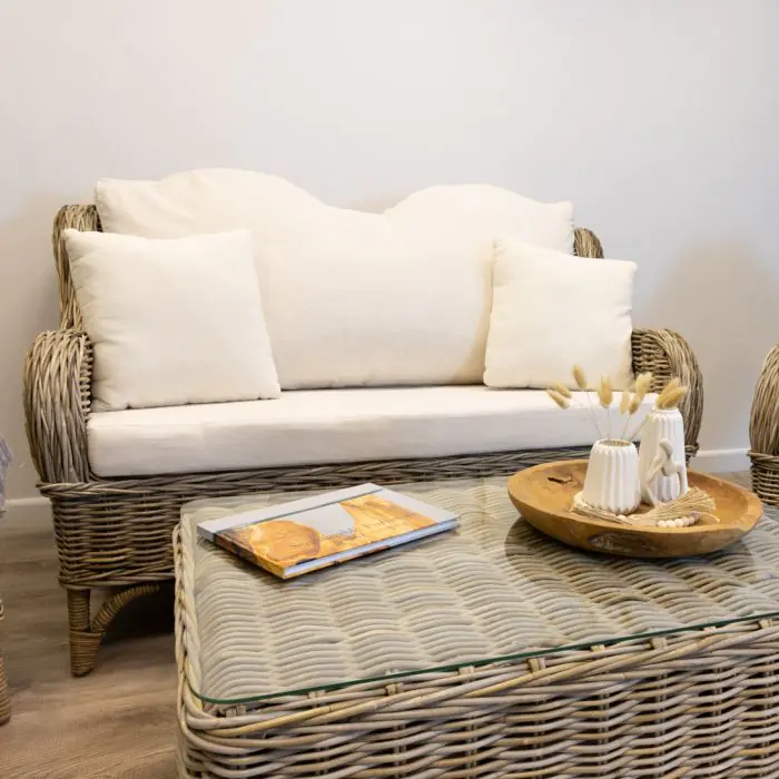 Jumo Natural Wicker Sofa - 2