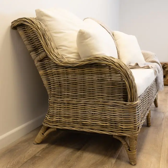 Jumo Natural Wicker Sofa - 8