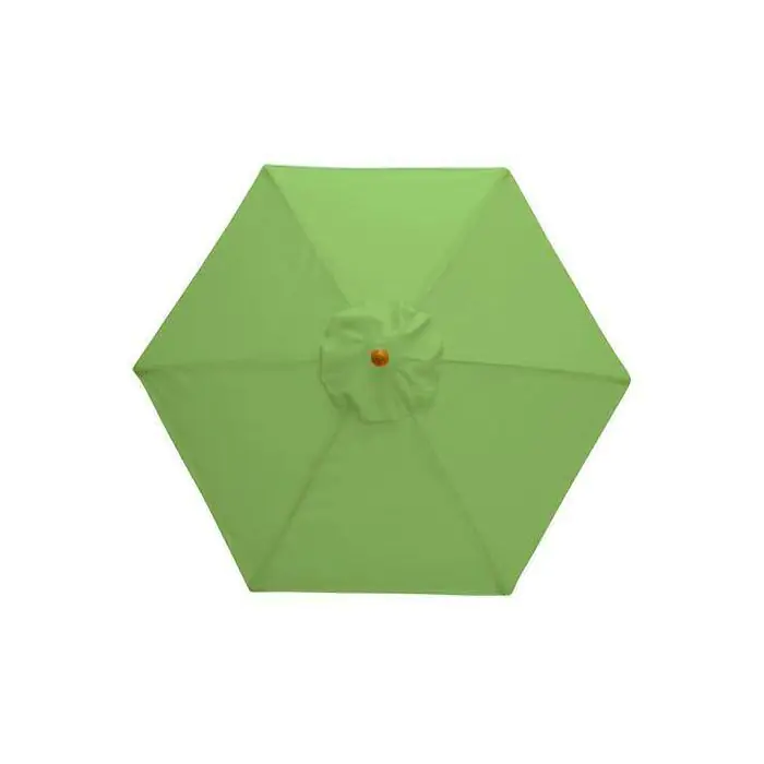 3m Round Hardwood Garden Parasol - 7