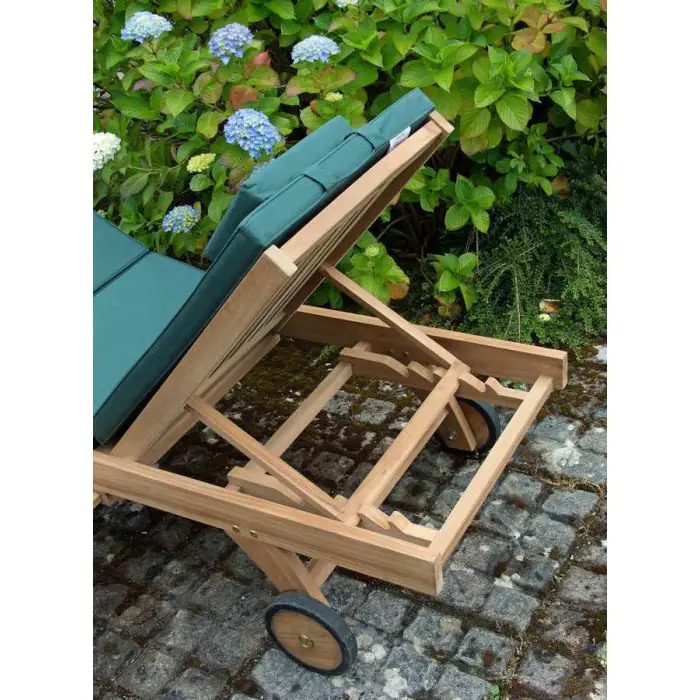 Luxury Richmond Teak Sun Lounger - 3