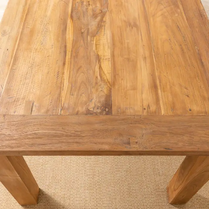 2.4m Reclaimed Teak Mexico Dining Table - 5